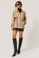 Veste Trench Cuir Rosie