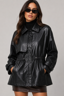 Veste Trench Cuir Rosie