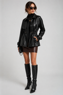 Veste Trench Cuir Rosie